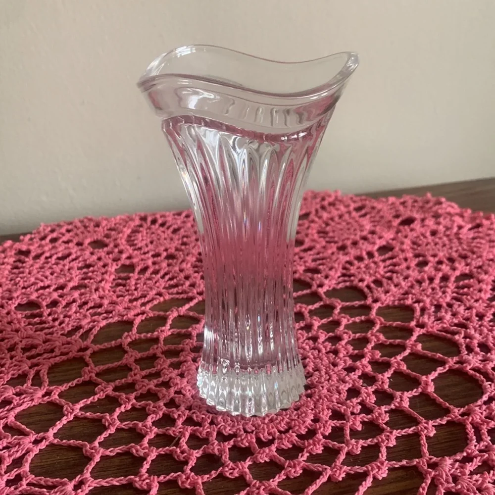 Elegant Clear Glass Vase
